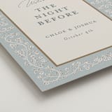 "Floral Romance" - Wedding Party Signs in Something Blue by Gwen Bedat - Detail