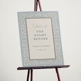 "Floral Romance" - Wedding Party Signs in Something Blue by Gwen Bedat - In Use