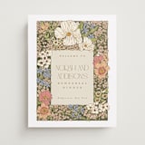 "In the Garden" - Wedding Party Signs in Sherbert by Leah Bisch - Front