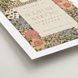 "In the Garden" - Wedding Party Signs in Sherbert by Leah Bisch - Detail