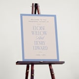 "Threaded" - Wedding Party Signs in Canopy by Pixel and Hank - In Use