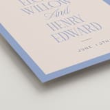 "Threaded" - Wedding Party Signs in Canopy by Pixel and Hank - Detail