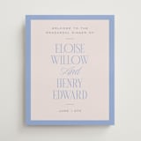 "Threaded" - Wedding Party Signs in Canopy by Pixel and Hank - Front