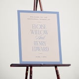 "Threaded" - Wedding Party Signs in Canopy by Pixel and Hank - In Use