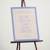 "Threaded" - Wedding Party Signs in Canopy by Pixel and Hank - In Use