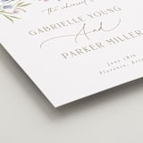 "Sweeping Meadow" - Wedding Party Signs in Wisteria by Everett Paper Goods - Detail