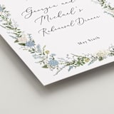 "Hydrangea Vine" - Wedding Party Signs in Coastal by Susan Moyal - Detail
