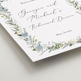 "Hydrangea Vine" - Wedding Party Signs in Coastal by Susan Moyal - Detail