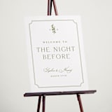 "Simply Elegant" - Wedding Party Signs in Pistachio by Yaling Hou Suzuki - In Use