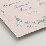 "Dining" - Wedding Party Signs in Pastel by Elly - Detail