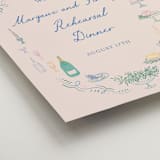 "Dining" - Wedding Party Signs in Pastel by Elly - Detail
