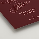 "Museum" - Wedding Party Signs in Burgundy by Nazia Hyder - Detail