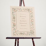 "Esther's garden" - Wedding Party Signs in Ivory by Jennifer Wick - In Use