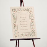 "Esther's garden" - Wedding Party Signs in Ivory by Jennifer Wick - In Use