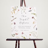 "Untied" - Wedding Party Signs in Sherbert by Erin Hodges - In Use