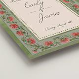 "Wedding Tapestry" - Wedding Party Signs in Coral Fern by Chris Griffith - Detail