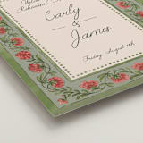 "Wedding Tapestry" - Wedding Party Signs in Coral Fern by Chris Griffith - Detail
