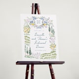 "Vineyard Love" - Wedding Party Signs in Summer by Petra Kern - In Use