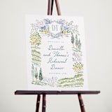 "Vineyard Love" - Wedding Party Signs in Summer by Petra Kern - In Use