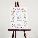 "Wildflower Romance" - Wedding Party Signs in Ivory by frau brandt - In Use