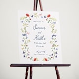 "Wildflower Romance" - Wedding Party Signs in Ivory by frau brandt - In Use