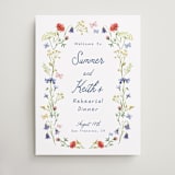 "Wildflower Romance" - Wedding Party Signs in Ivory by frau brandt - Front