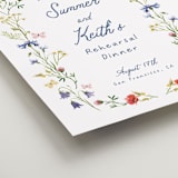 "Wildflower Romance" - Wedding Party Signs in Ivory by frau brandt - Detail