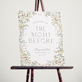 "Avery" - Wedding Party Signs in Lemongrass by Jennifer Wick - In Use