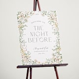 "Avery" - Wedding Party Signs in Lemongrass by Jennifer Wick - In Use