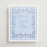 "Porcelain Floral" - Wedding Party Signs in Porcelain by Elly - Front