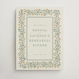 "Framed Floral" - Wedding Party Signs in Mustard by Baumbirdy - Front