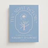 "Flora Arch" - Wedding Party Signs in Cerulean by Baumbirdy - Front