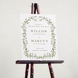 "Greenery Vine" - Wedding Party Signs in Pistachio by Susan Moyal - In Use
