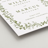 "Greenery Vine" - Wedding Party Signs in Pistachio by Susan Moyal - Detail
