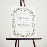 "Greenery Vine" - Wedding Party Signs in Pistachio by Susan Moyal - In Use