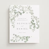 "Vining" - Wedding Party Signs in Eucalyptus by Kristie Kern - Front