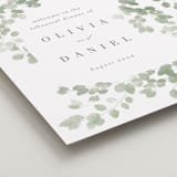 "Vining" - Wedding Party Signs in Eucalyptus by Kristie Kern - Detail