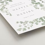 "Vining" - Wedding Party Signs in Eucalyptus by Kristie Kern - Detail