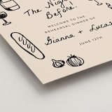 "The Night Before" - Wedding Party Signs in Papyrus by Itsy Belle Studio - Detail