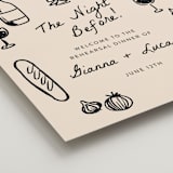 "The Night Before" - Wedding Party Signs in Papyrus by Itsy Belle Studio - Detail