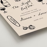 "The Night Before" - Wedding Party Signs in Papyrus by Itsy Belle Studio - Detail