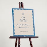 "Formal scallop" - Wedding Party Signs in Almalfi by Creo Study - In Use