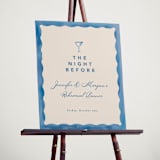 "Formal scallop" - Wedding Party Signs in Almalfi by Creo Study - In Use