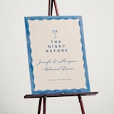 "Formal scallop" - Wedding Party Signs in Almalfi by Creo Study - In Use