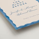 "Formal scallop" - Wedding Party Signs in Almalfi by Creo Study - Detail