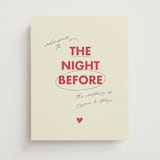 "Love Note" - Wedding Party Signs in Latte by Helena Vitto - Front