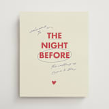 "Love Note" - Wedding Party Signs in Latte by Helena Vitto - Front