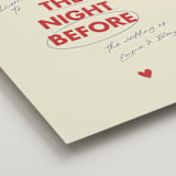 "Love Note" - Wedding Party Signs in Latte by Helena Vitto - Detail