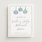 "Alento" - Wedding Party Signs in Celeste by Pati Cascino - Front