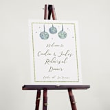 "Alento" - Wedding Party Signs in Celeste by Pati Cascino - In Use